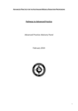 Pathway to Advanced Practice