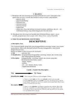reading and writing - Sch