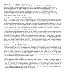 Mon Mar 28 MILKY WAY OVERVIEW We live in a spiral galaxy, the