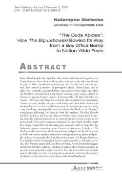 abstract - De Gruyter