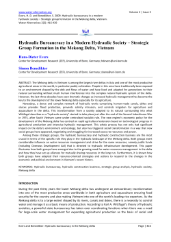 Hydraulic Bureaucracy