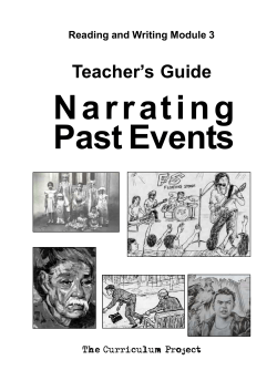 Teacher`s Guide - The Curriculum Project