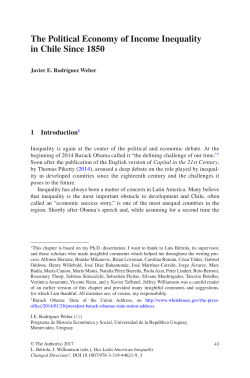 The Political Economy of Income Inequality in Chile Since 1850