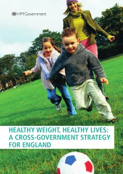 Healthy weight, healthy lives: a cross