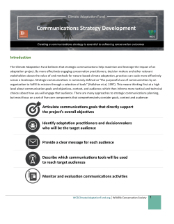 Introduction - Climate Adaptation Fund