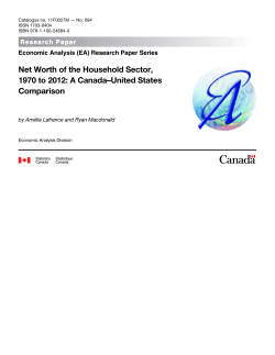Net Worth of the Household