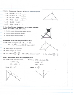 2. AB = 20,AD = 16, AC = ? = 2V6