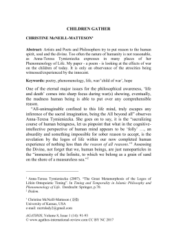 Children Gather - Agathos: An International Review of The