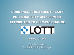 budd inlet treatment plant vulnerability assessment attributed to