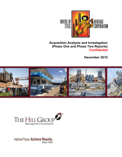 Acquisition Analysis and Investigation (Phase One