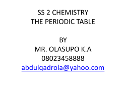 ALKANOLS (ALCOHOLS) BY MR. OLASUPO KA