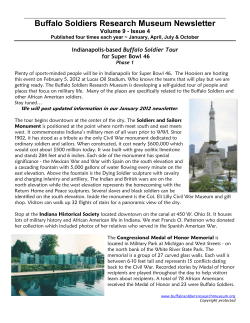 October 2011 - buffalo soldiers research museum