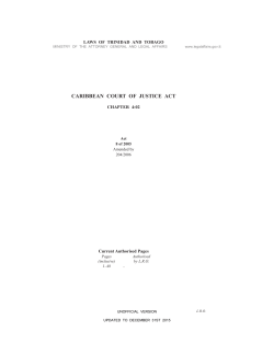 Caribbean Court of Justice - Companies Registry Online