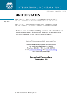 United States&mdash;Financial System Stability Assessment