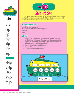 dip hip lip rip sip tip zip chip drip flip ship trip