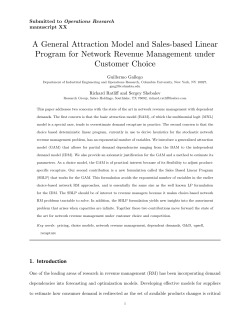 A General Attraction Model and an Efficient Formulation for the