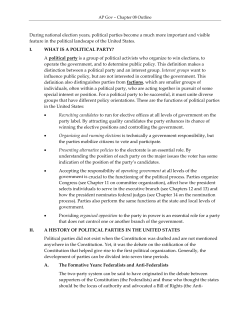 political party factions - JB