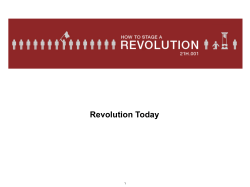Revolution Today - MIT OpenCourseWare