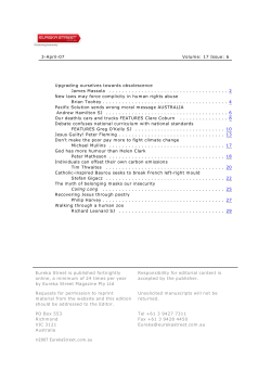 Eureka Street is published fortnightly online, a minimum of 24 times
