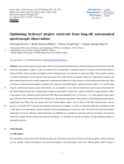 Optimising hydroxyl airglow retrievals from long