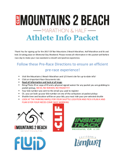 Athlete Info Packet Here