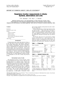 Symbols, abbreviations and units