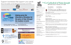 Digital Printing - Co-Cathedral of St. Joseph