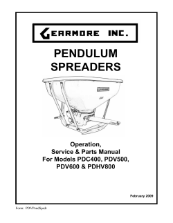 pendulum spreaders