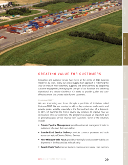 creating value for customers 29