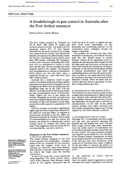 instituted - Injury Prevention