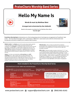 Hello My Name Is (Matthew West)