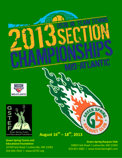 to get a copy of the GSTEF Junior Team Tennis Section