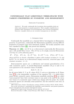 Conformally flat Lorentzian three-spaces with various