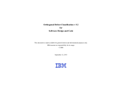 ODC v5.2 - IBM Research People and Projects