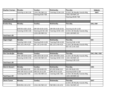 Stephen Acampa Monday Tuesday Wednesday