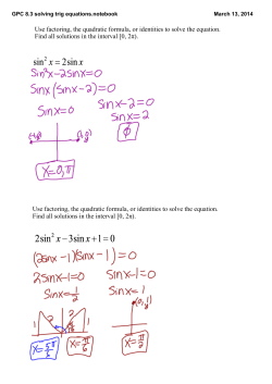 GPC 8.3 solving trig equations.notebook