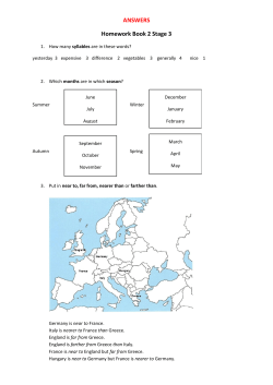 ANSWERS Homework Book 2 Stage 3