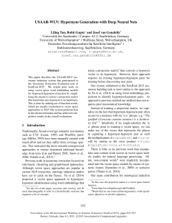 USAAR-WLV: Hypernym Generation with Deep Neural Nets