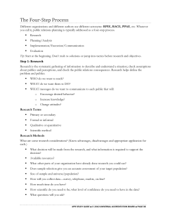 APR Study Guide, Second Edition - PRSA