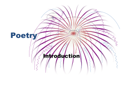 Introduction to Poetry
