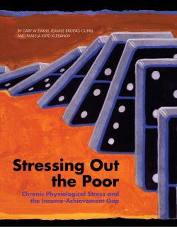 Stressing Out the Poor: Chronic Physiological Stress and the Income