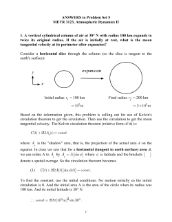 Problem Set 5 answers