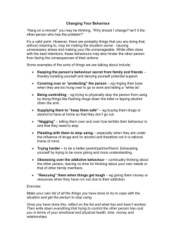 Making a Change - SMART Recovery Australia