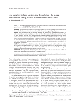 Low social control and physiological deregulation