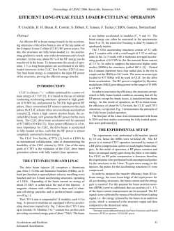 Efficient Long-Pulse, Fully Loaded CTF3 Linac Operation
