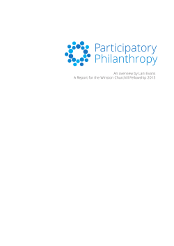 An overview by Lani Evans A Report for the Winston Churchill