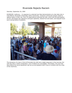 article - Inland Communities Fellowship of Reconciliation