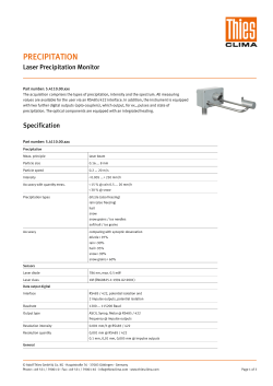 Laser Precipitation Monitor