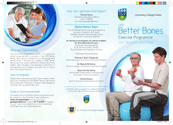 Better Bones - University College Dublin