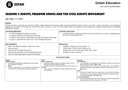 Session 1 - Oxfam GB